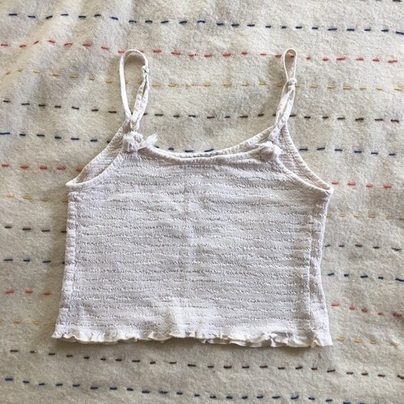 Brandy Melville White Tank Top - Picture 2 of 4